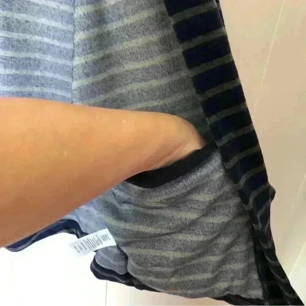 Talbots Open Front Striped Velvet Cotton Blend Ca… - image 6